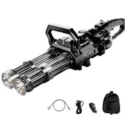 Gatling Electric Water Gun for Adults New Double Barrel Squirt Gun with Rotating and  Large Capacity Rotating High-pressure