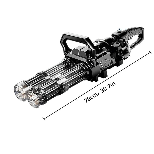 Gatling Electric Water Gun for Adults New Double Barrel Squirt Gun with Rotating and  Large Capacity Rotating High-pressure