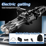 Gatling Electric Water Gun for Adults New Double Barrel Squirt Gun with Rotating and  Large Capacity Rotating High-pressure