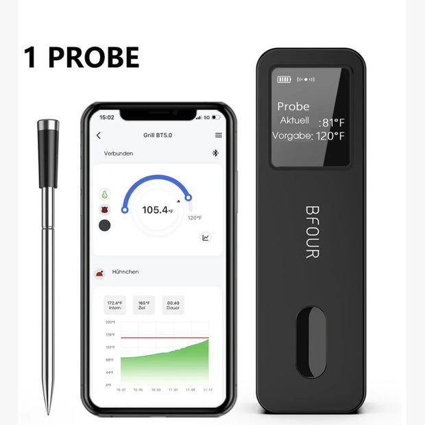 Bfour Meater: Kabelloses Bluetooth-Fleischthermometer
