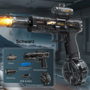 SplashForce® FireShot – Elektrische Wasserpistole mit LED-Flammeneffekt für Kinder